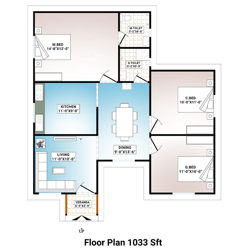 El- 12 Floor plan